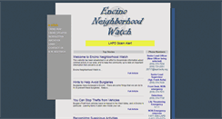 Desktop Screenshot of encinowatch.com